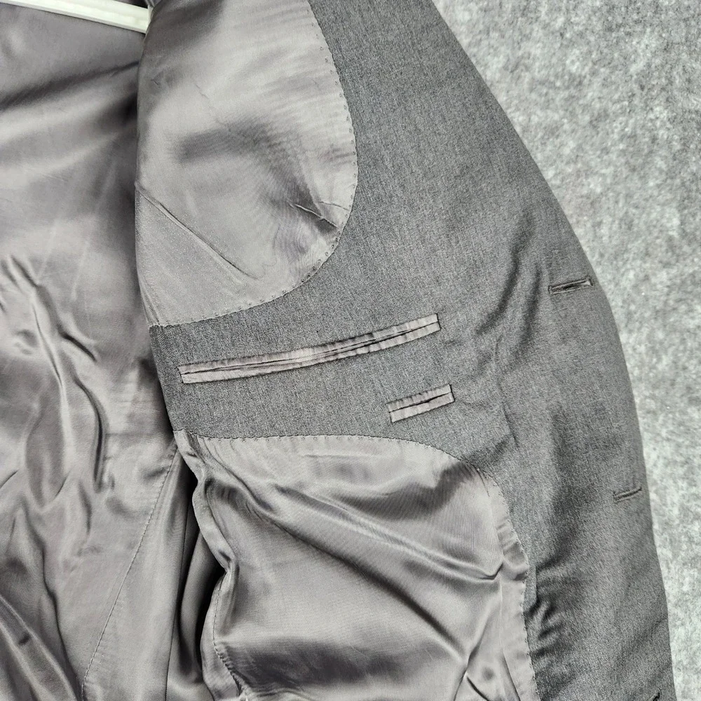 Jos A Bank Signature Collection Suit Men 44R Gray Wool Professional Business